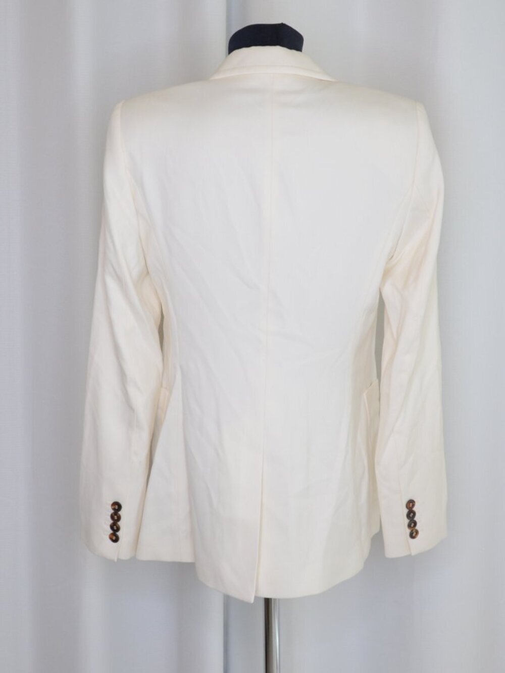 Reiss Ember Tailored Single Breasted Cream Blazer Sz 4 - Picture 4 of 6